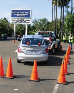 Towing a car with Tow Lights