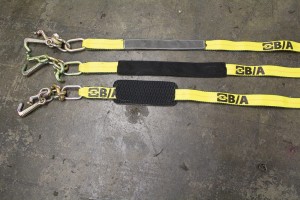 three different sling pads