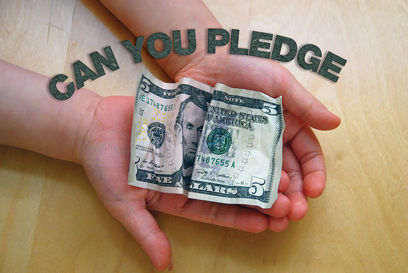 Can you pledge $5