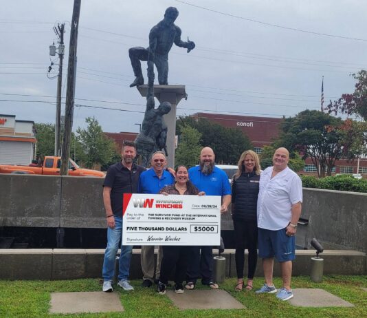 Warrior Winch Check for Survivor Fund